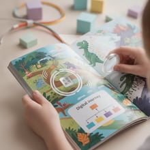 אינפוגרפיקה המציגה את החשיבות של עיתונות מודפסת ומגזינים לילדים בעידן הדיגיטלי